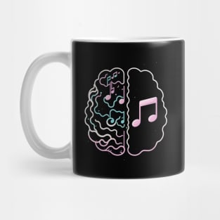 Musician Brain With Music Notes Mug